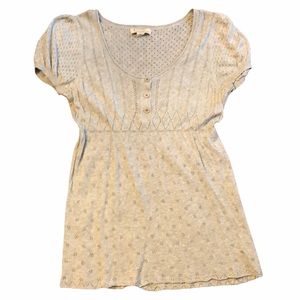 Twentyone Gray Short Sleeved Top Size M